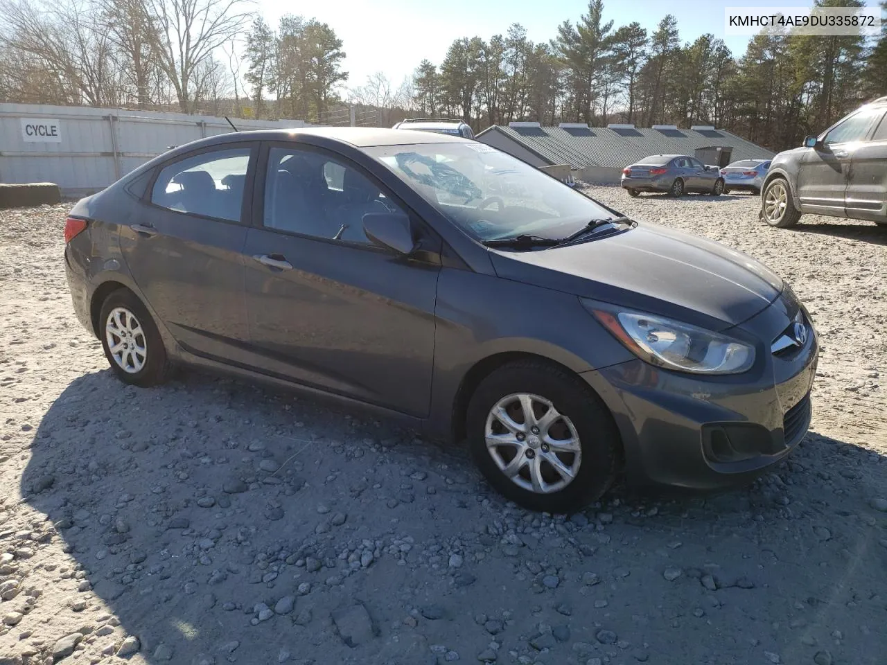 2013 Hyundai Accent Gls VIN: KMHCT4AE9DU335872 Lot: 77383194