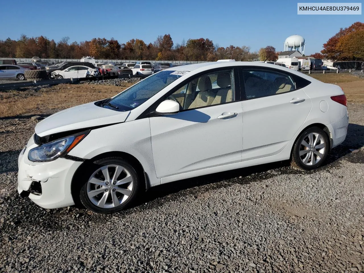 2013 Hyundai Accent Gls VIN: KMHCU4AE8DU379469 Lot: 77392554