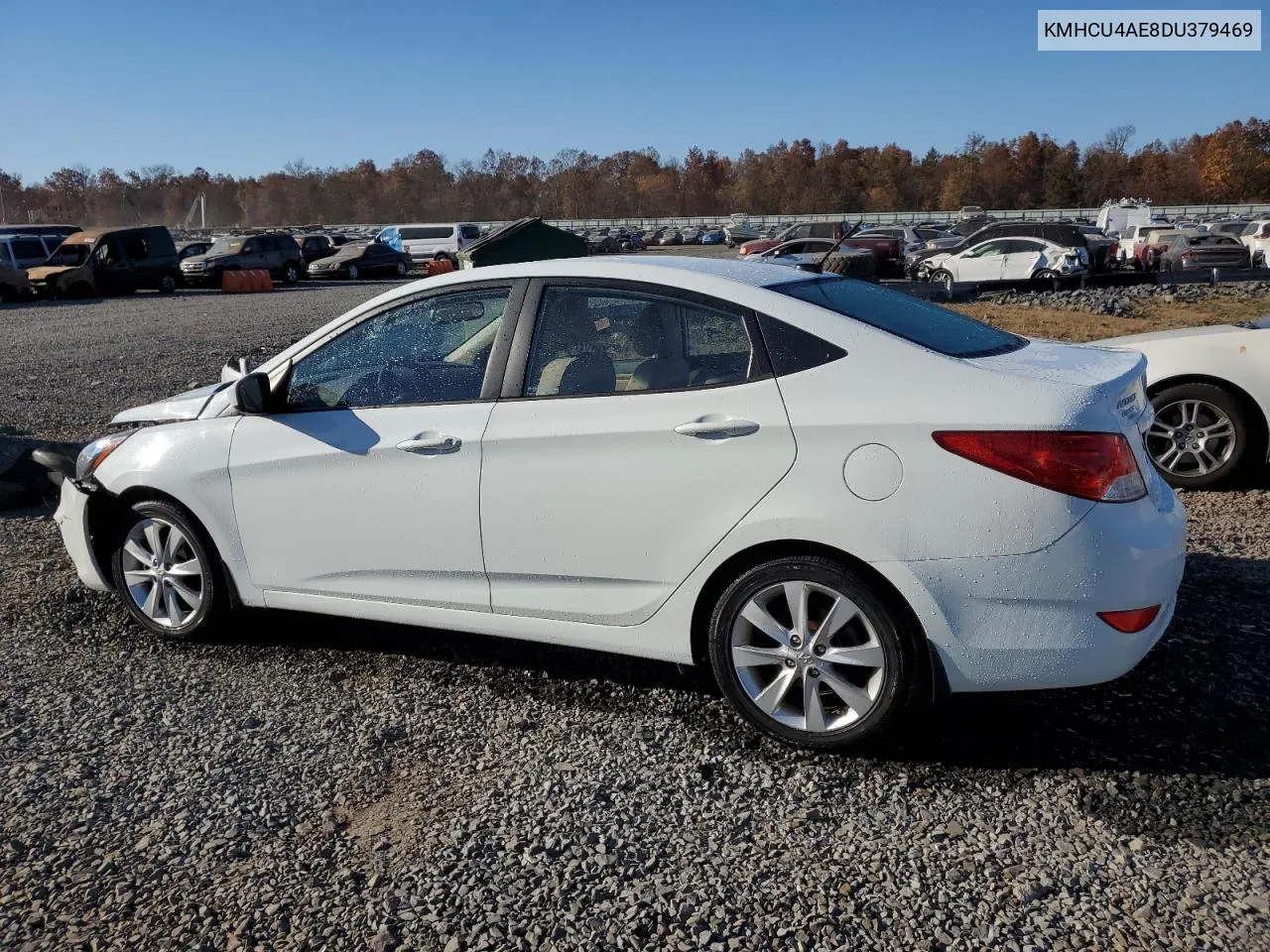 2013 Hyundai Accent Gls VIN: KMHCU4AE8DU379469 Lot: 77392554