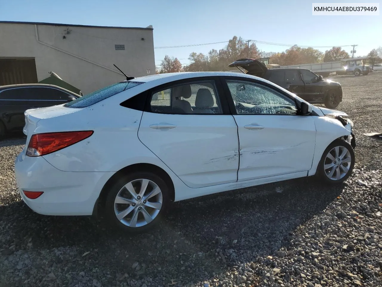 2013 Hyundai Accent Gls VIN: KMHCU4AE8DU379469 Lot: 77392554