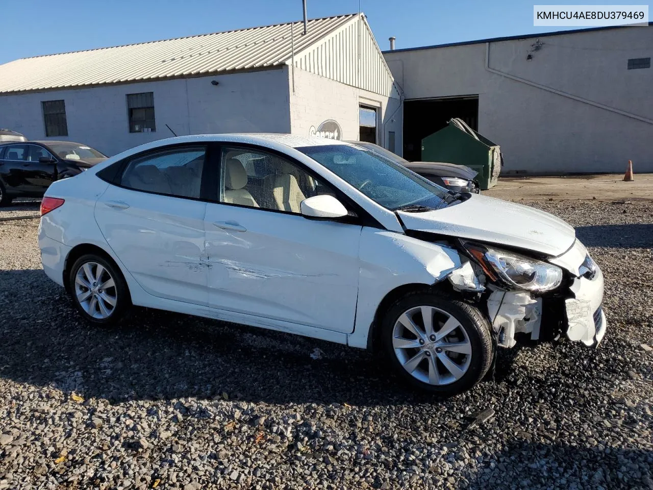 2013 Hyundai Accent Gls VIN: KMHCU4AE8DU379469 Lot: 77392554