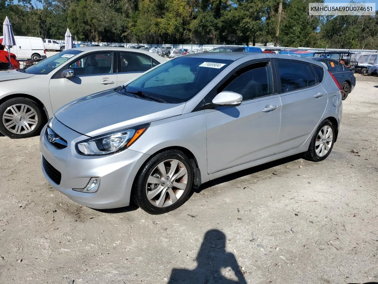 KMHCU5AE9DU074651 2013 Hyundai Accent Gls