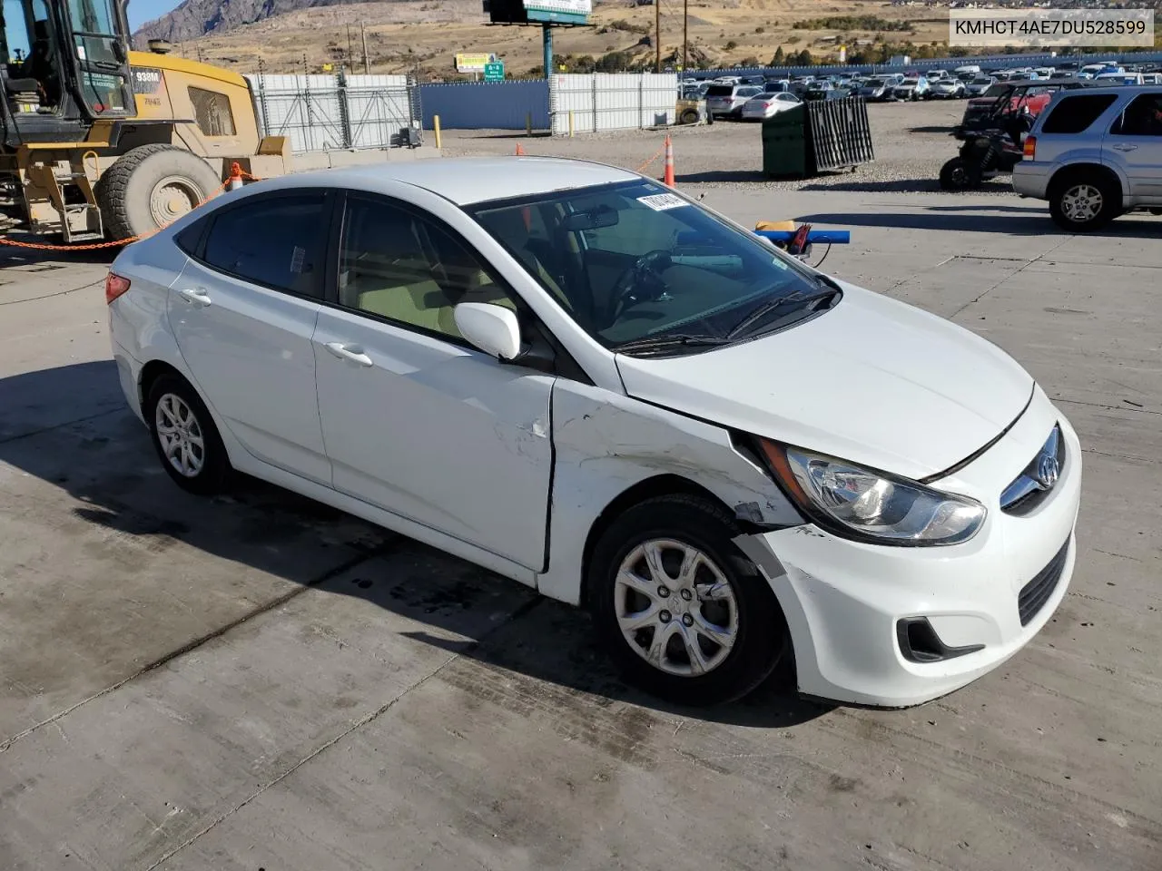 2013 Hyundai Accent Gls VIN: KMHCT4AE7DU528599 Lot: 78014814