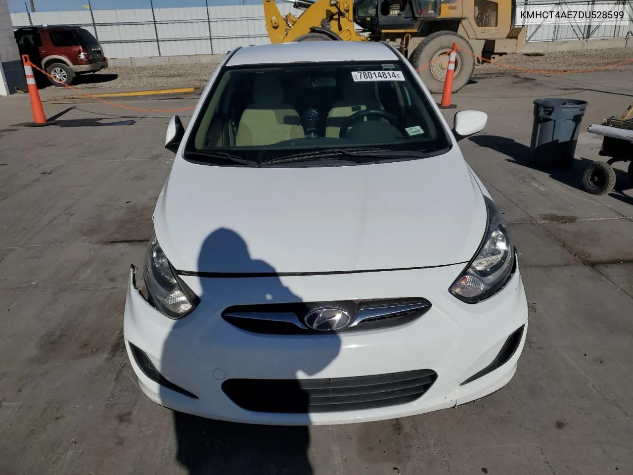 2013 Hyundai Accent Gls VIN: KMHCT4AE7DU528599 Lot: 78014814