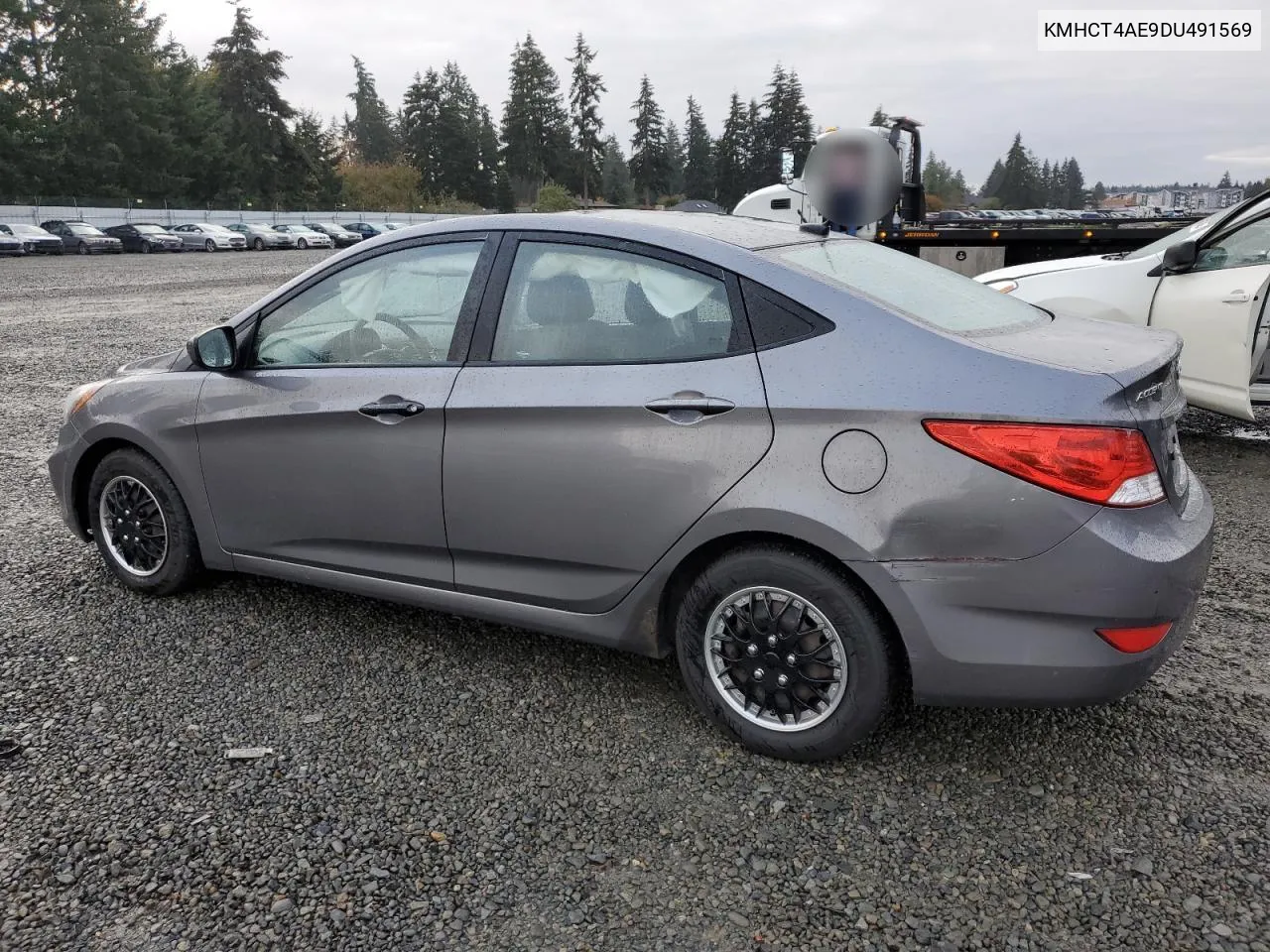 2013 Hyundai Accent Gls VIN: KMHCT4AE9DU491569 Lot: 78381474