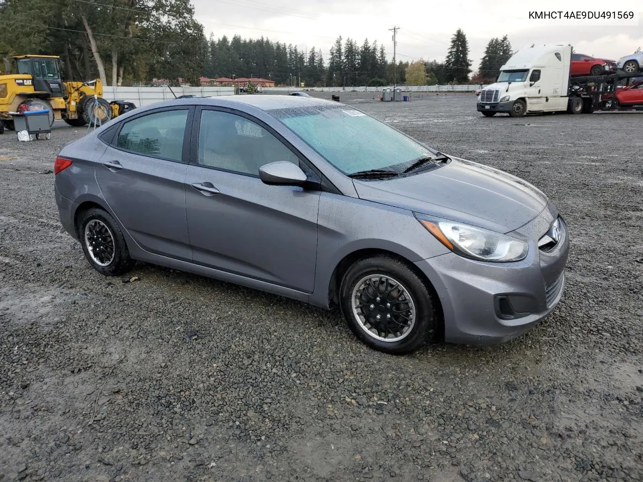 2013 Hyundai Accent Gls VIN: KMHCT4AE9DU491569 Lot: 78381474