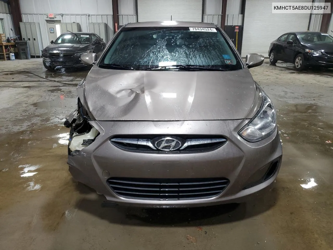 2013 Hyundai Accent Gls VIN: KMHCT5AE8DU125947 Lot: 78434524