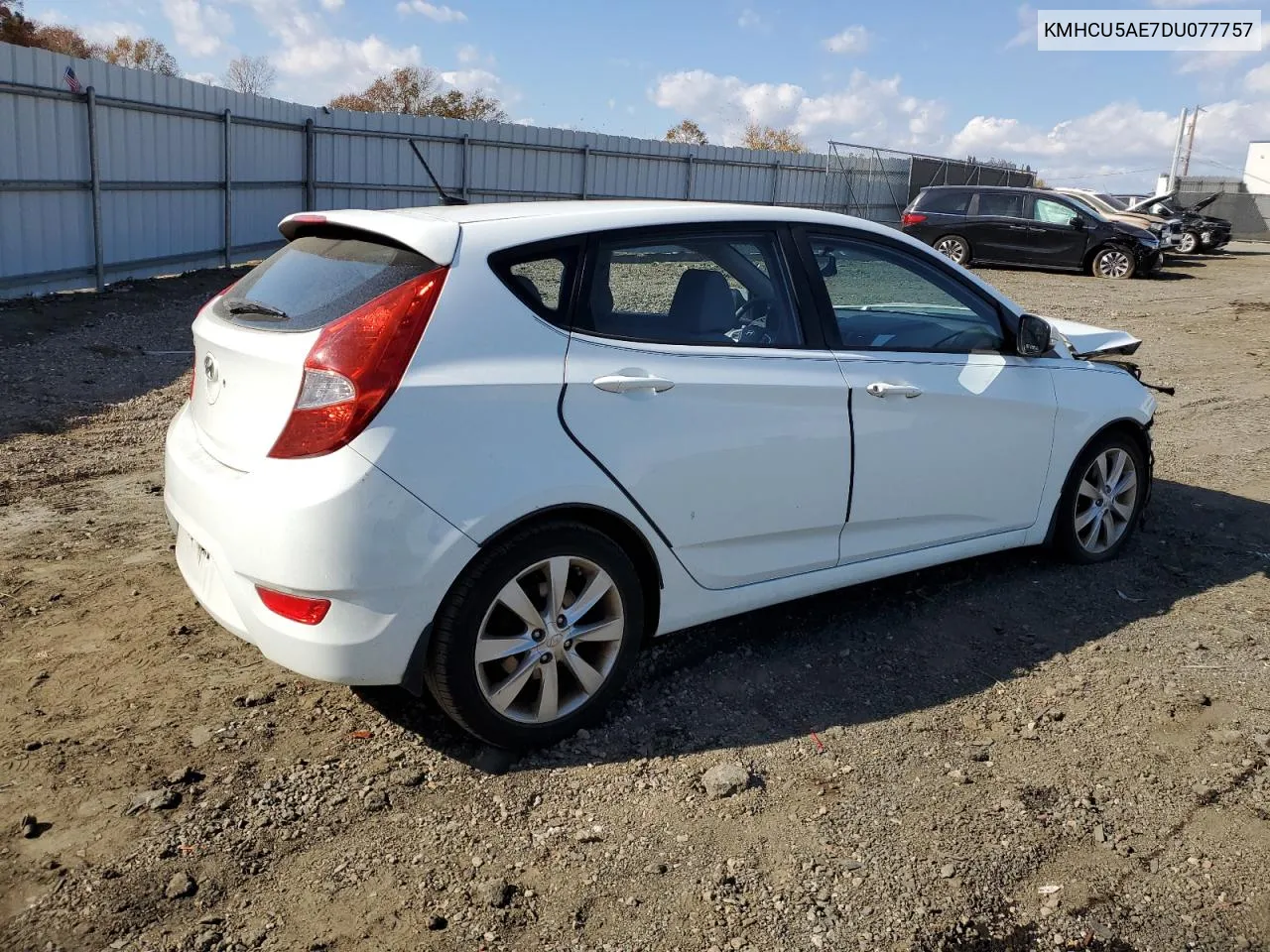 2013 Hyundai Accent Gls VIN: KMHCU5AE7DU077757 Lot: 78469594