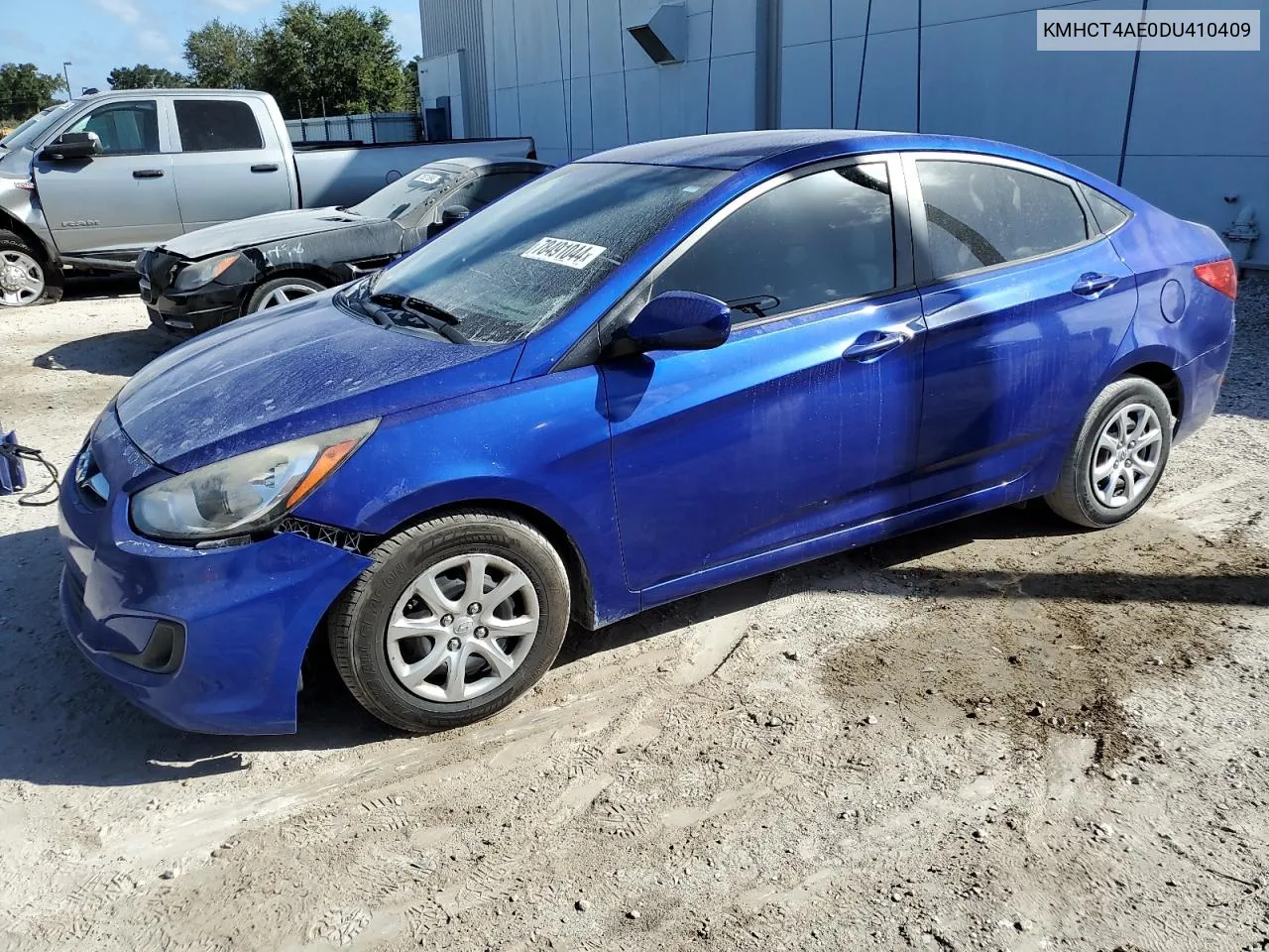 2013 Hyundai Accent Gls VIN: KMHCT4AE0DU410409 Lot: 78491044