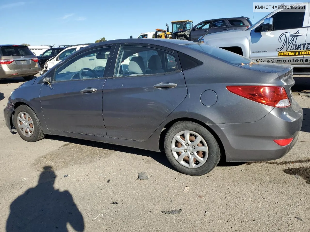 2013 Hyundai Accent Gls VIN: KMHCT4AE3DU482561 Lot: 78494474