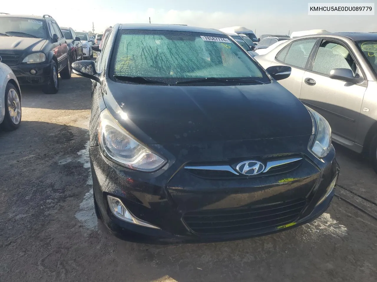 2013 Hyundai Accent Gls VIN: KMHCU5AE0DU089779 Lot: 78587774