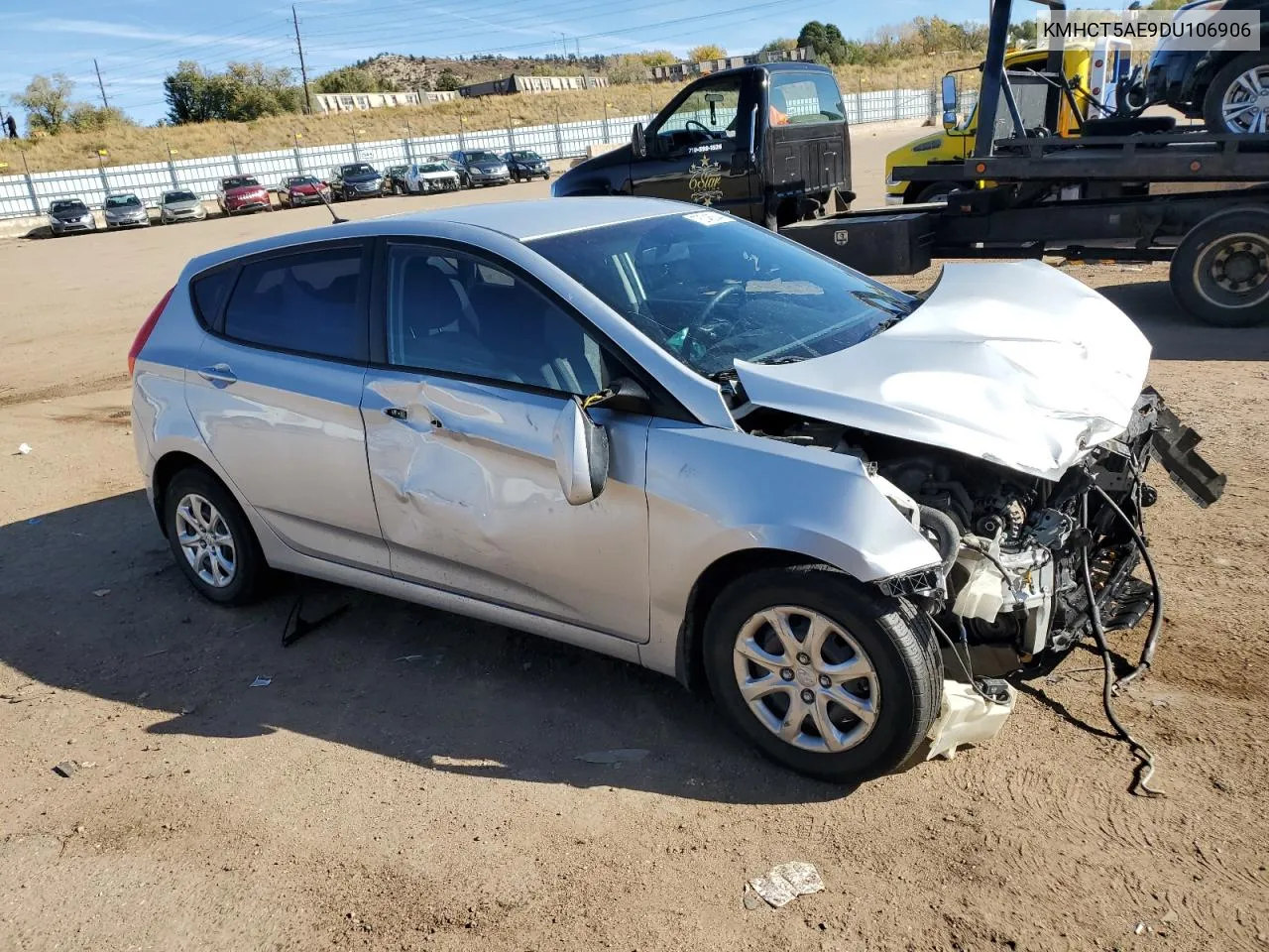 2013 Hyundai Accent Gls VIN: KMHCT5AE9DU106906 Lot: 78746544