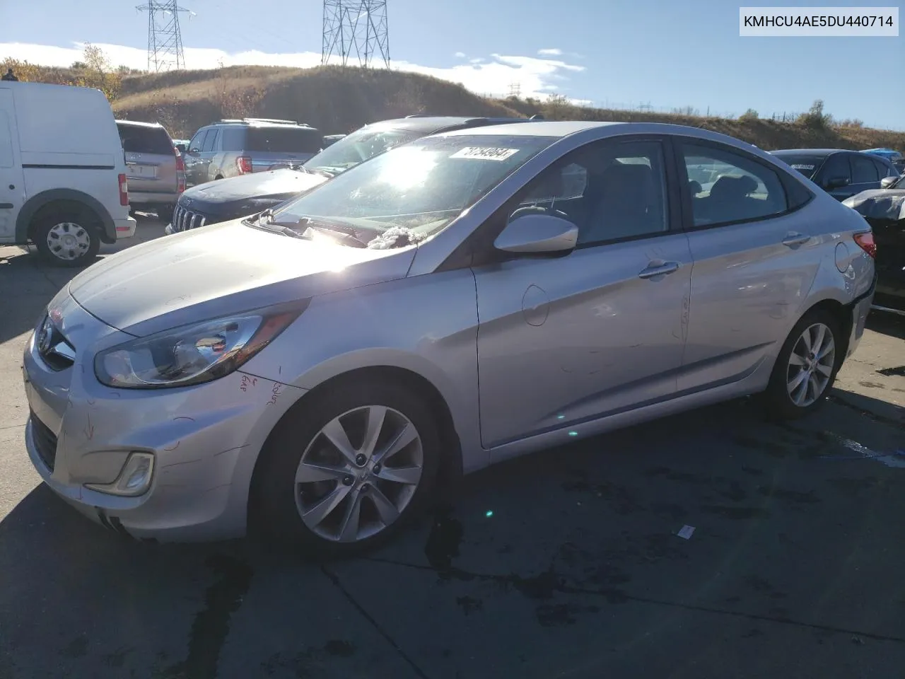 2013 Hyundai Accent Gls VIN: KMHCU4AE5DU440714 Lot: 78754964