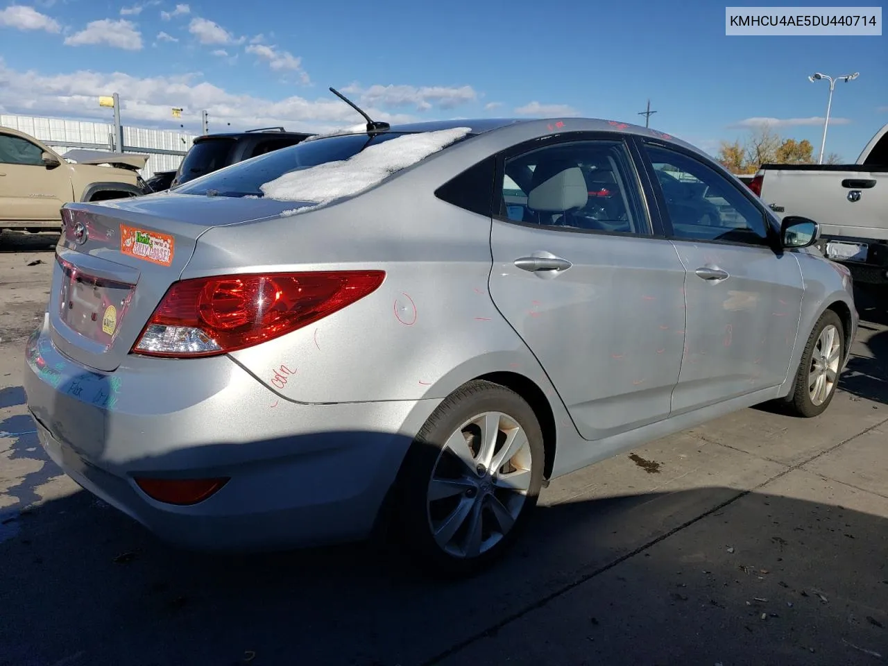 2013 Hyundai Accent Gls VIN: KMHCU4AE5DU440714 Lot: 78754964