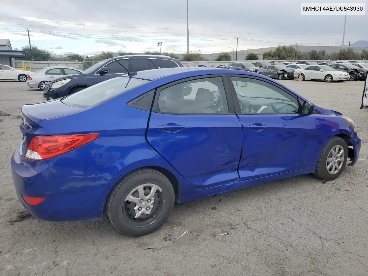 KMHCT4AE7DU543930 2013 Hyundai Accent Gls