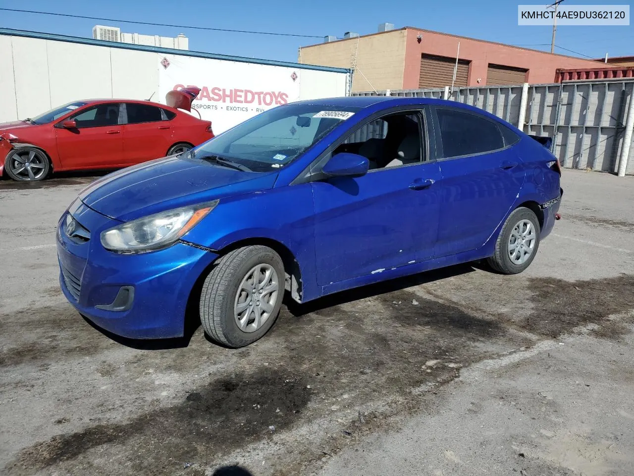 2013 Hyundai Accent Gls VIN: KMHCT4AE9DU362120 Lot: 78905694