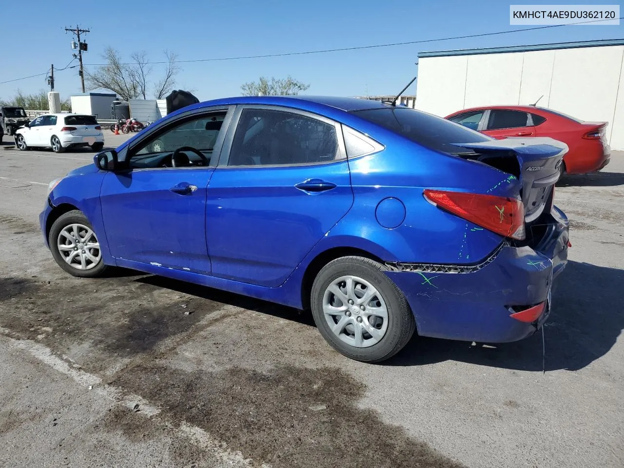 2013 Hyundai Accent Gls VIN: KMHCT4AE9DU362120 Lot: 78905694