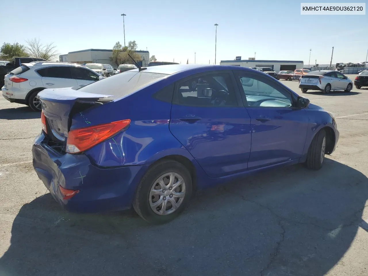 2013 Hyundai Accent Gls VIN: KMHCT4AE9DU362120 Lot: 78905694