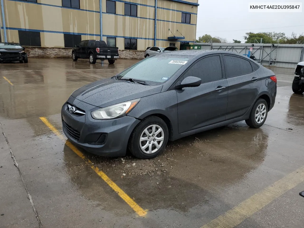 2013 Hyundai Accent Gls VIN: KMHCT4AE2DU395847 Lot: 78960984