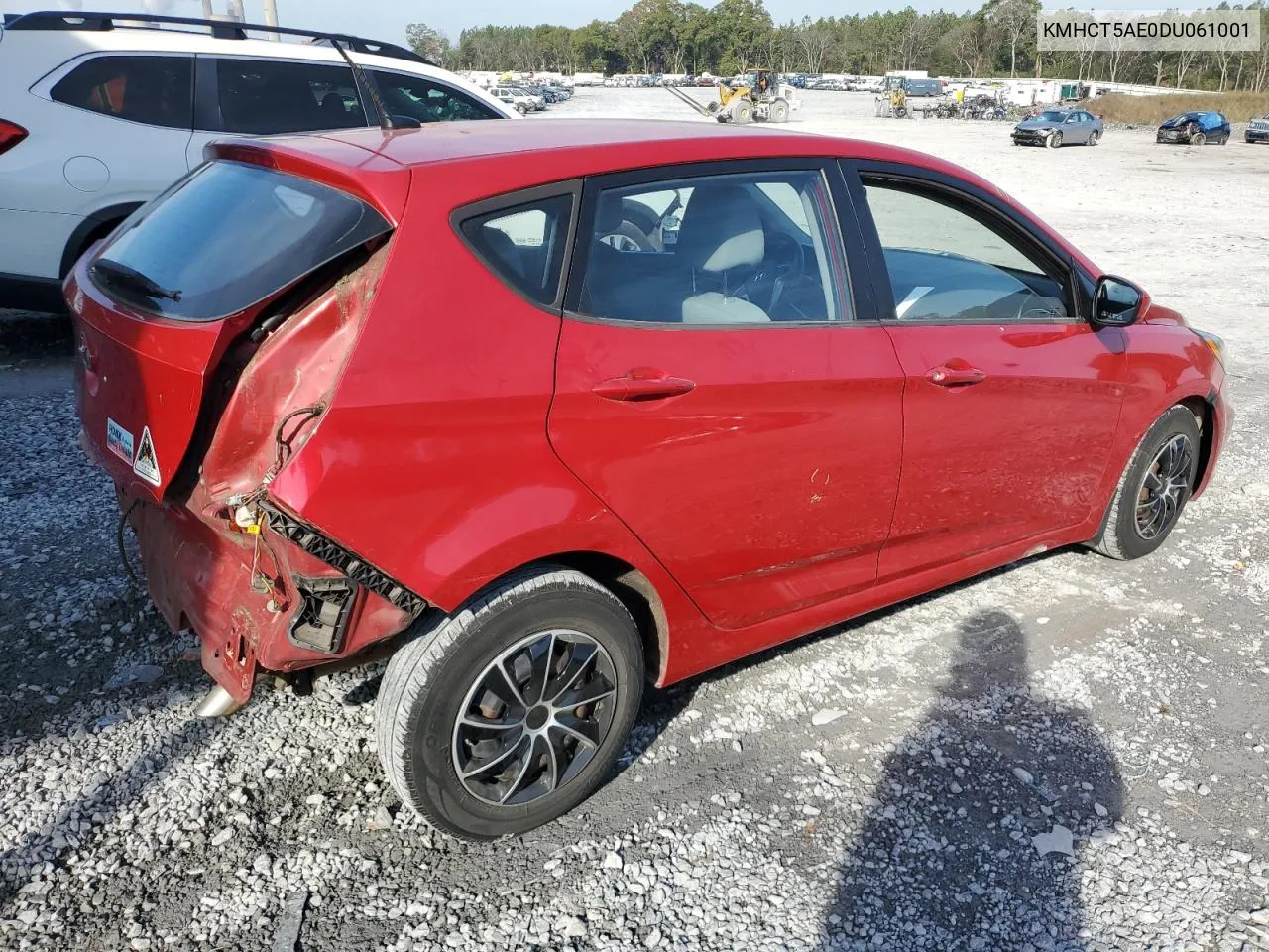 2013 Hyundai Accent Gls VIN: KMHCT5AE0DU061001 Lot: 80553394