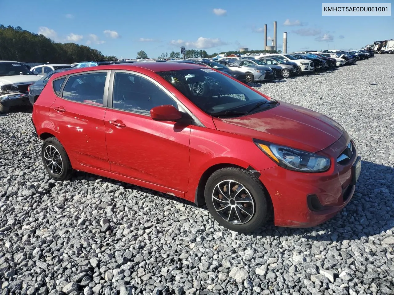 2013 Hyundai Accent Gls VIN: KMHCT5AE0DU061001 Lot: 80553394