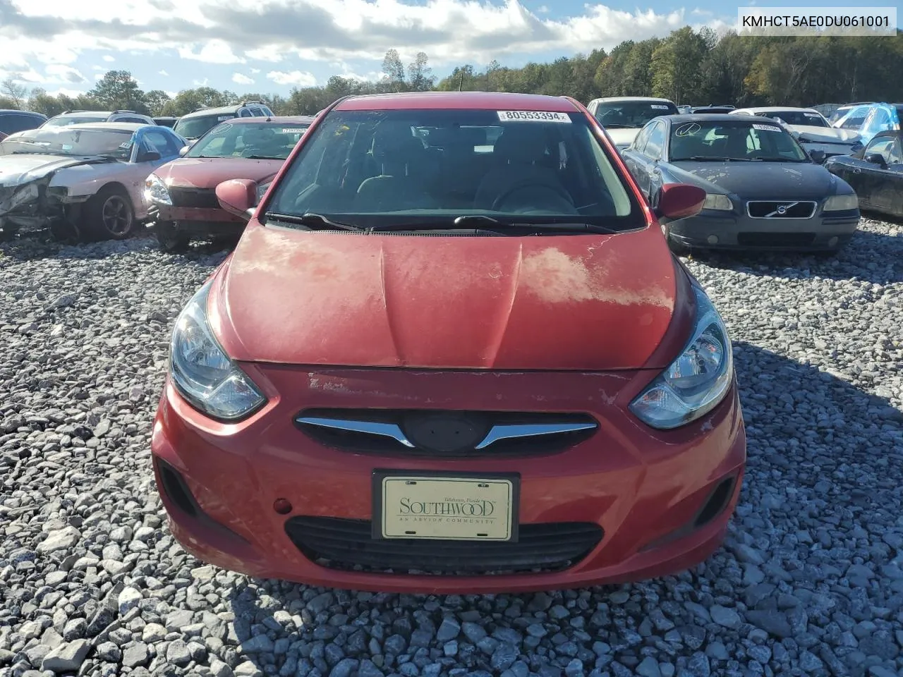 2013 Hyundai Accent Gls VIN: KMHCT5AE0DU061001 Lot: 80553394