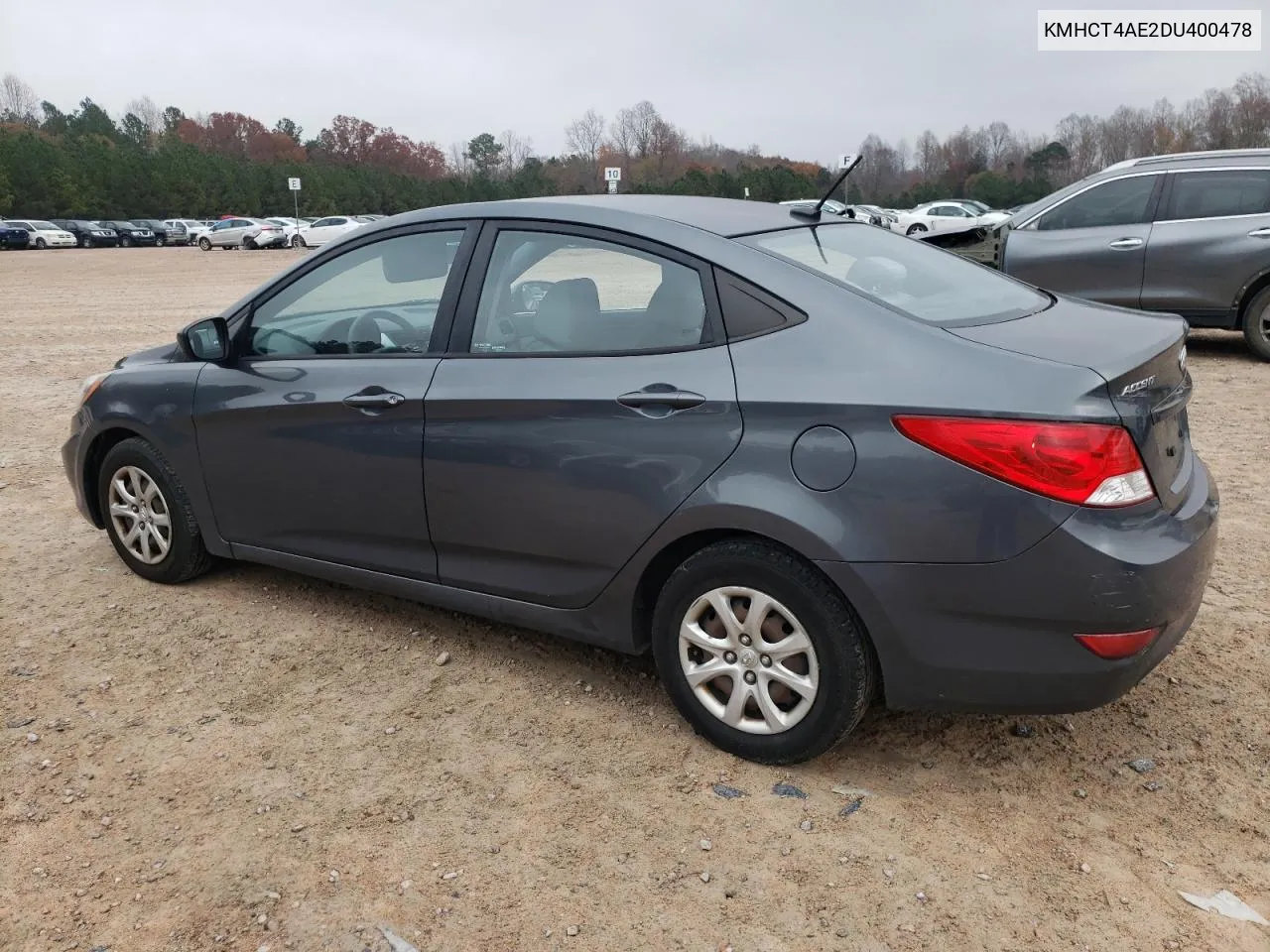 2013 Hyundai Accent Gls VIN: KMHCT4AE2DU400478 Lot: 80780554