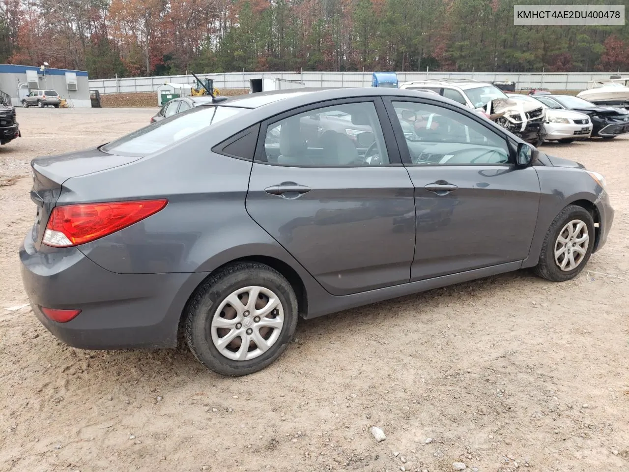 2013 Hyundai Accent Gls VIN: KMHCT4AE2DU400478 Lot: 80780554