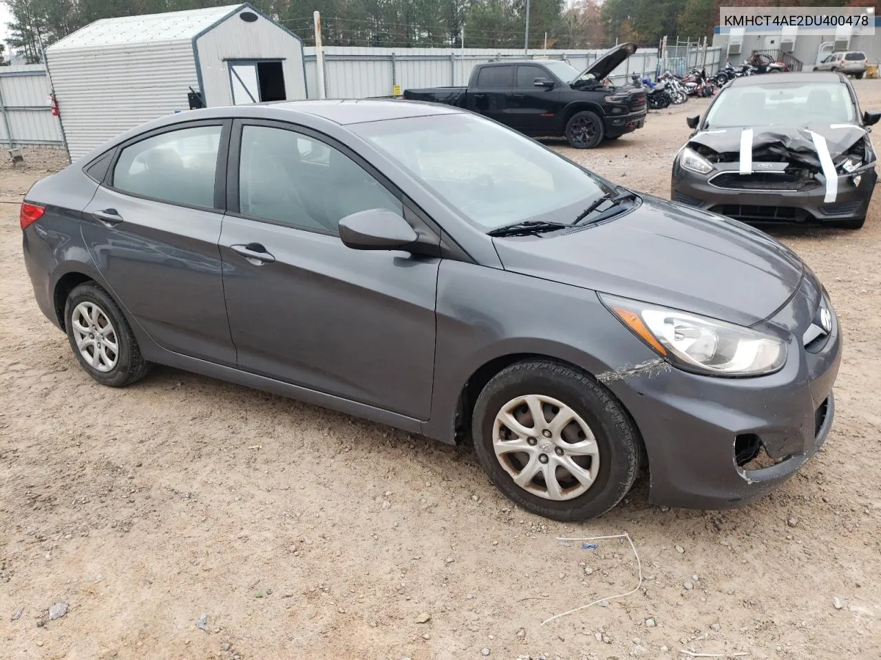 2013 Hyundai Accent Gls VIN: KMHCT4AE2DU400478 Lot: 80780554