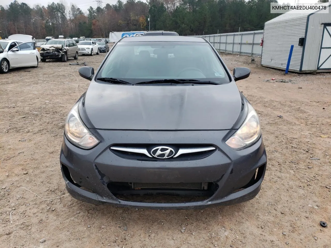 2013 Hyundai Accent Gls VIN: KMHCT4AE2DU400478 Lot: 80780554