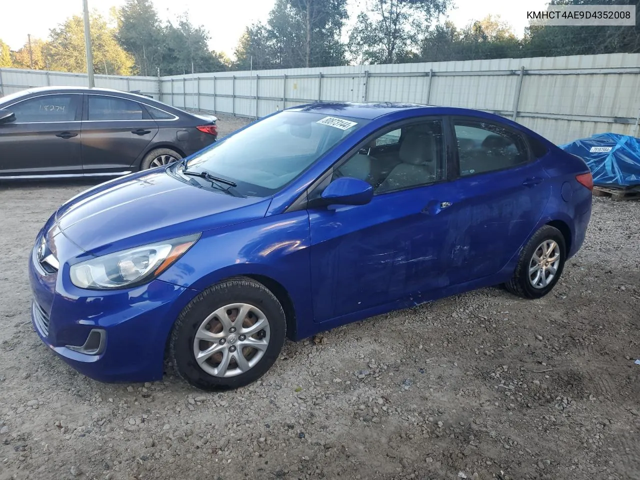 2013 Hyundai Accent Gls VIN: KMHCT4AE9D4352008 Lot: 80873144