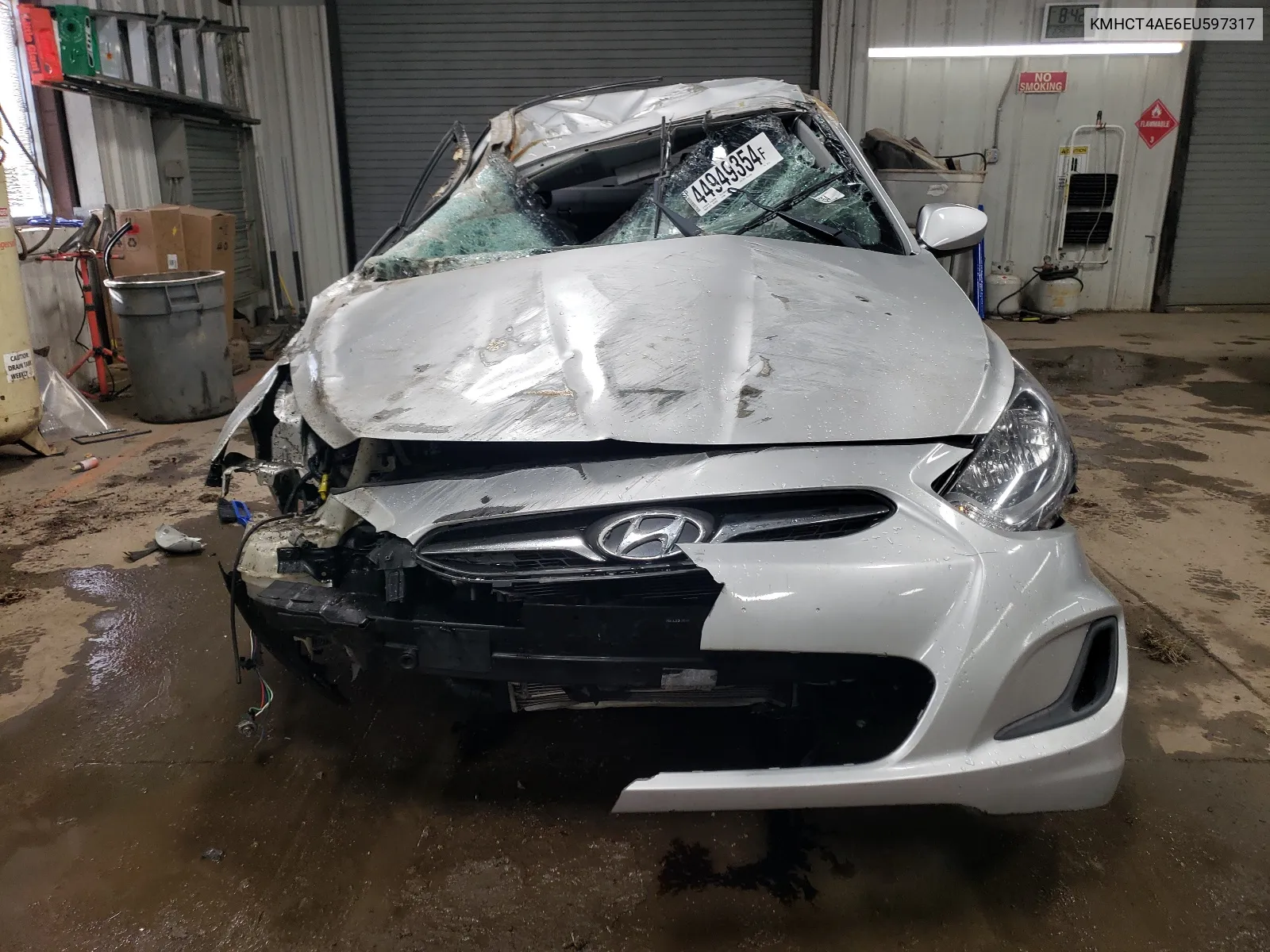 KMHCT4AE6EU597317 2014 Hyundai Accent Gls