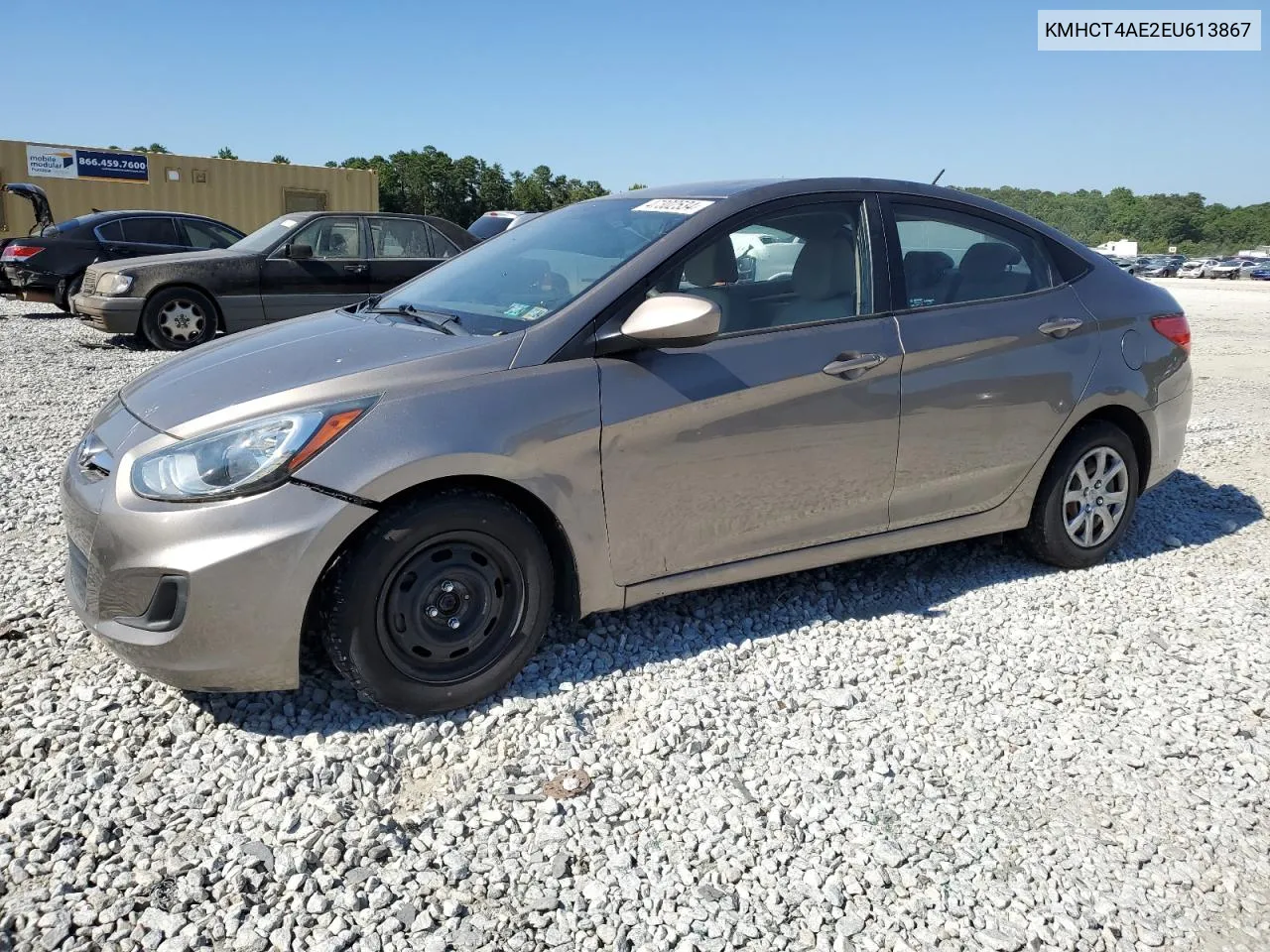 KMHCT4AE2EU613867 2014 Hyundai Accent Gls