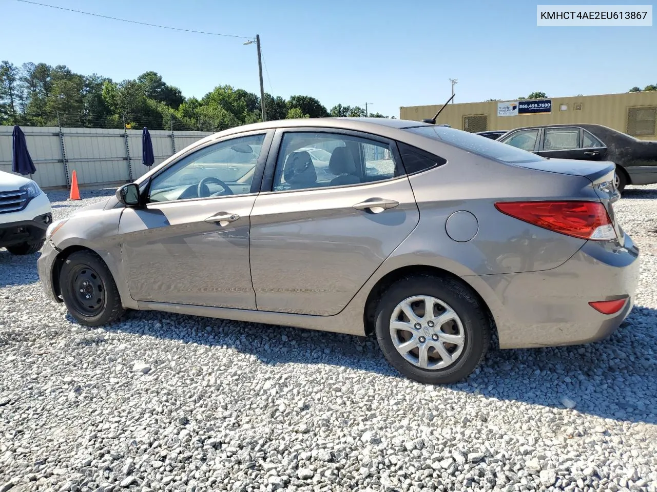 2014 Hyundai Accent Gls VIN: KMHCT4AE2EU613867 Lot: 47302534