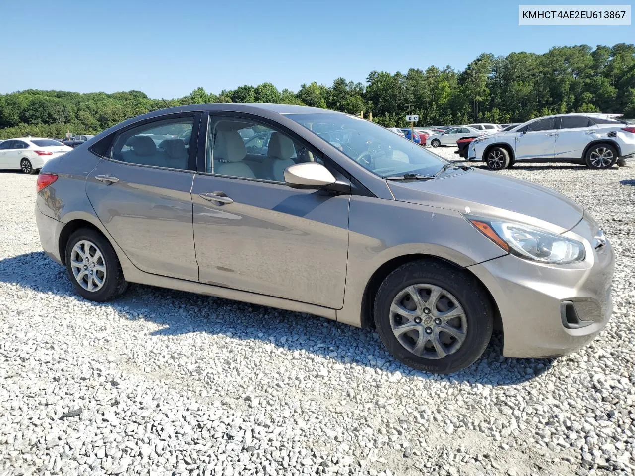 2014 Hyundai Accent Gls VIN: KMHCT4AE2EU613867 Lot: 47302534