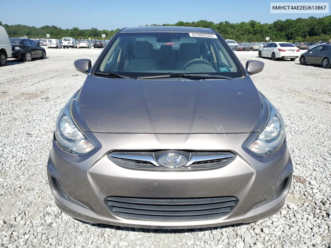 2014 Hyundai Accent Gls VIN: KMHCT4AE2EU613867 Lot: 47302534