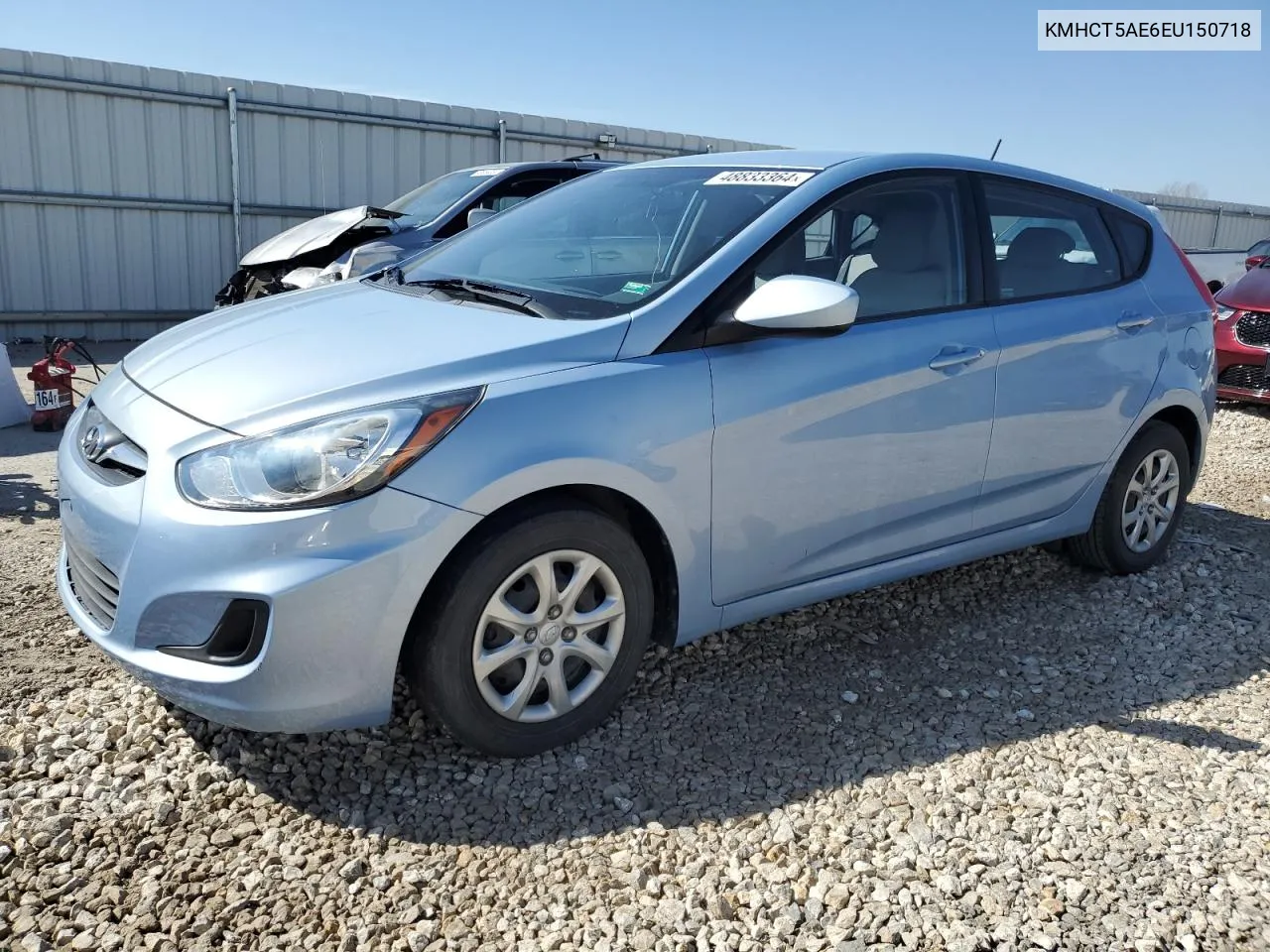 KMHCT5AE6EU150718 2014 Hyundai Accent Gls