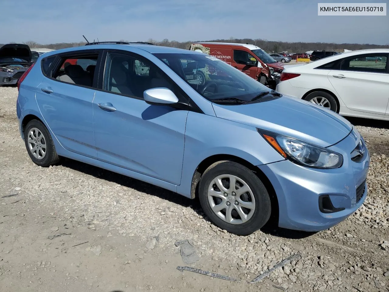 2014 Hyundai Accent Gls VIN: KMHCT5AE6EU150718 Lot: 48833364