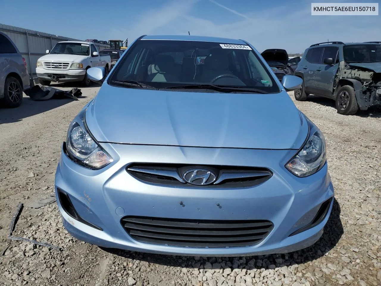 KMHCT5AE6EU150718 2014 Hyundai Accent Gls