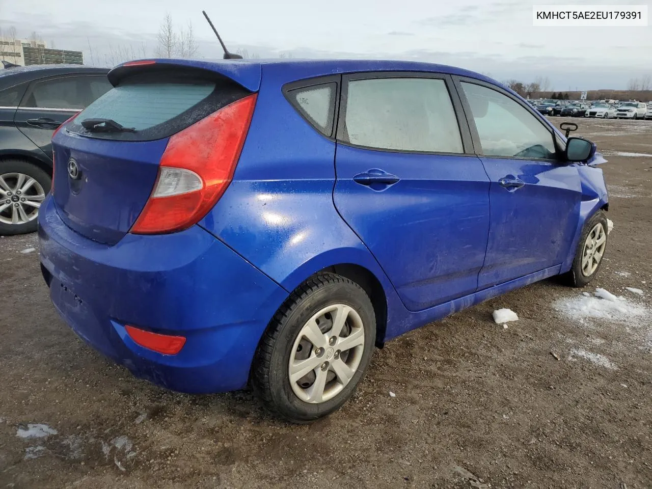 2014 Hyundai Accent Gls VIN: KMHCT5AE2EU179391 Lot: 53453434