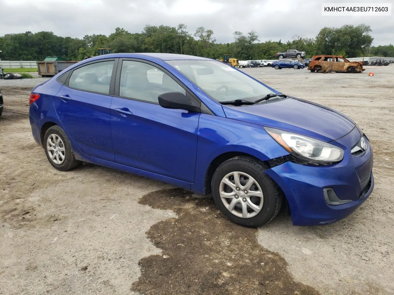 KMHCT4AE3EU712603 2014 Hyundai Accent Gls