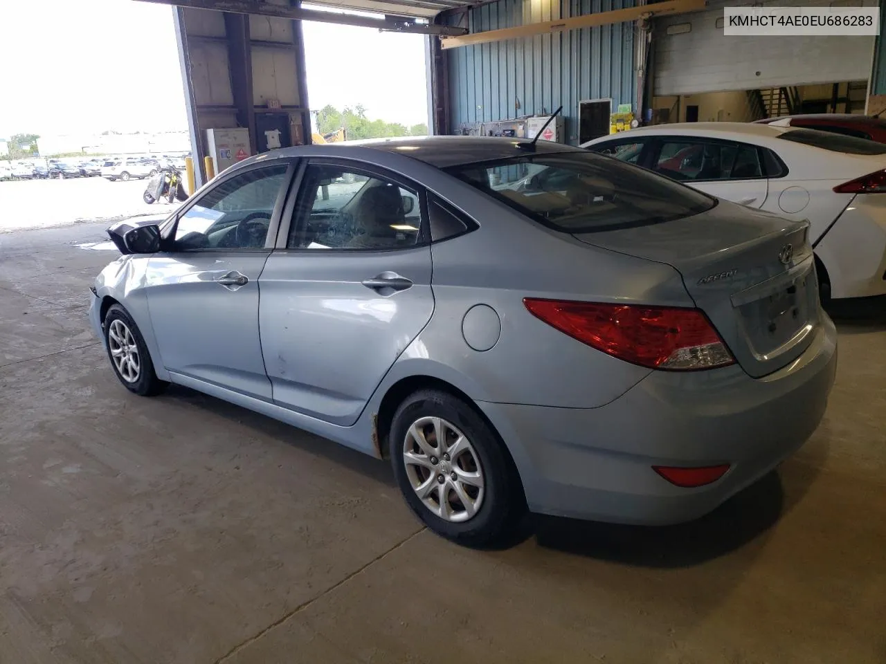 2014 Hyundai Accent Gls VIN: KMHCT4AE0EU686283 Lot: 56278144