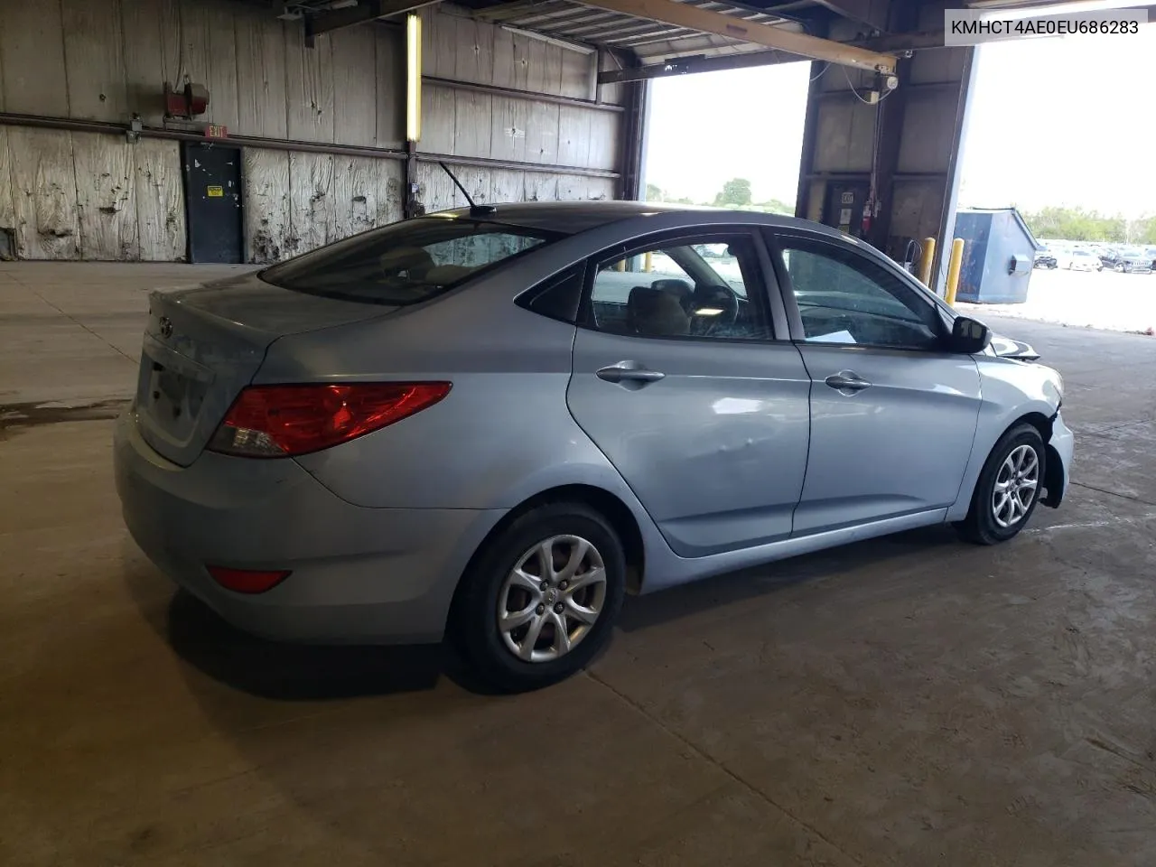 2014 Hyundai Accent Gls VIN: KMHCT4AE0EU686283 Lot: 56278144