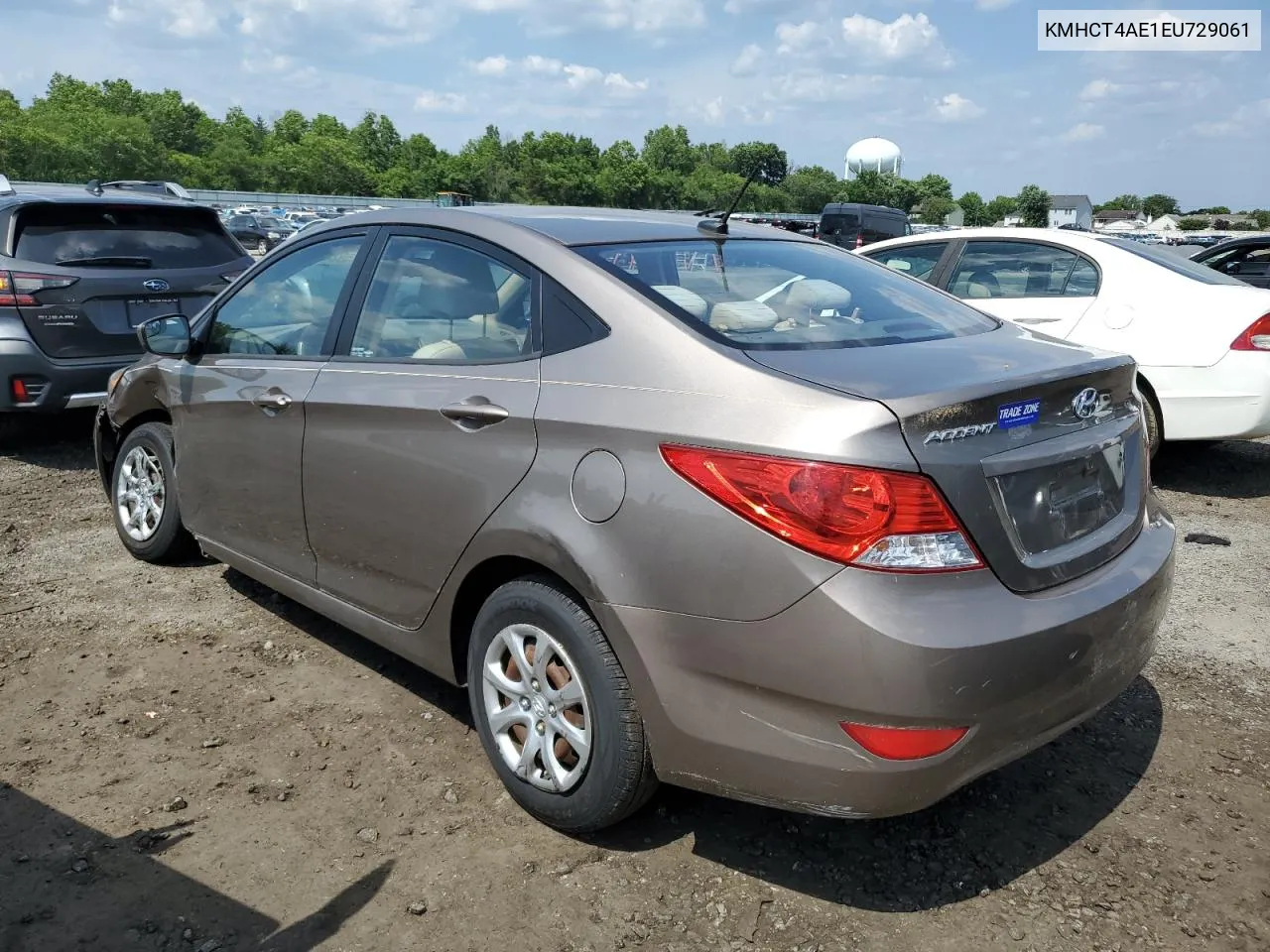 KMHCT4AE1EU729061 2014 Hyundai Accent Gls