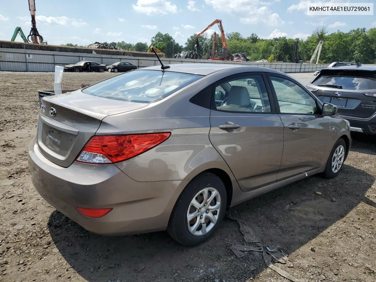 KMHCT4AE1EU729061 2014 Hyundai Accent Gls