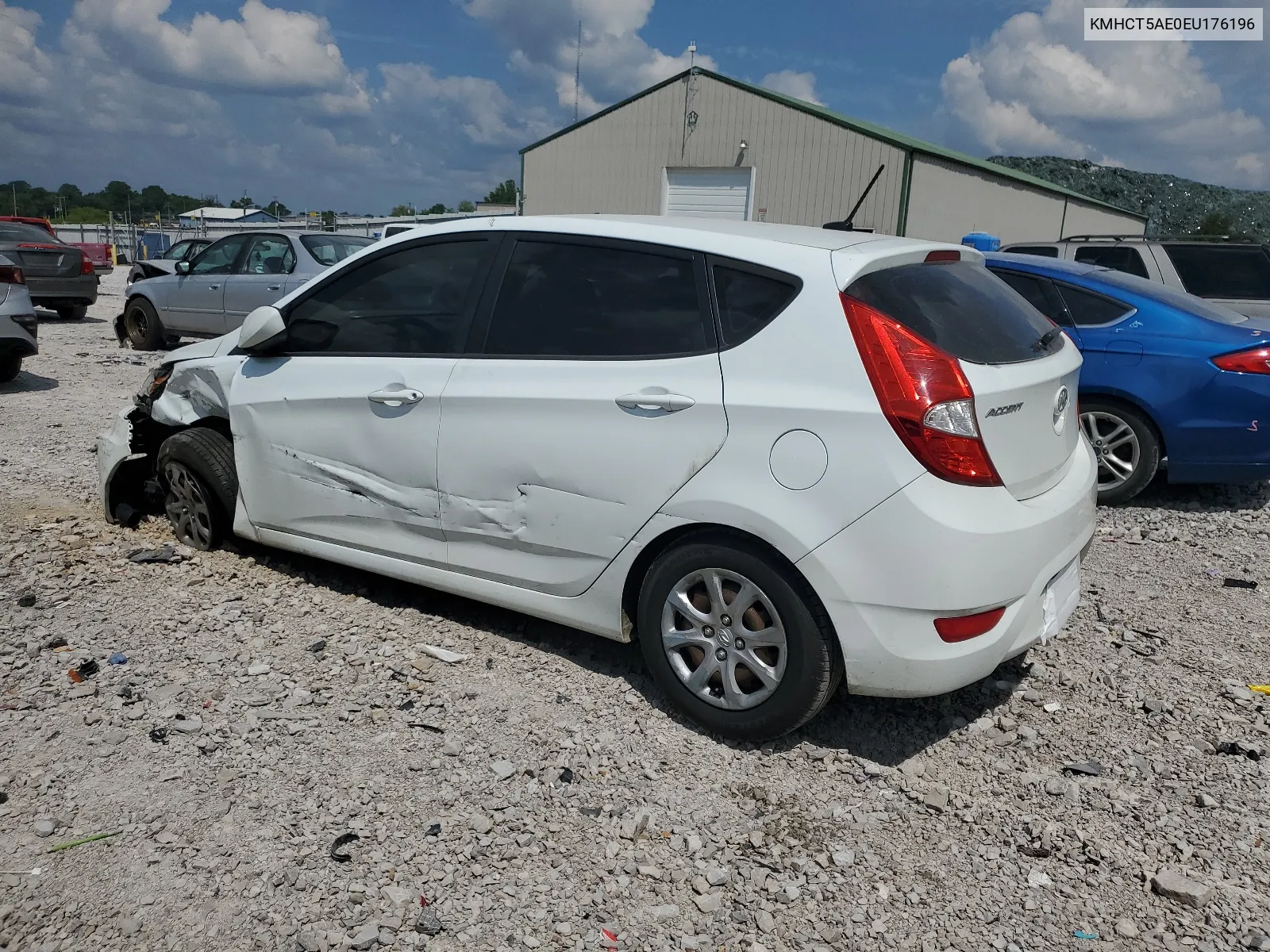 2014 Hyundai Accent Gls VIN: KMHCT5AE0EU176196 Lot: 59487024