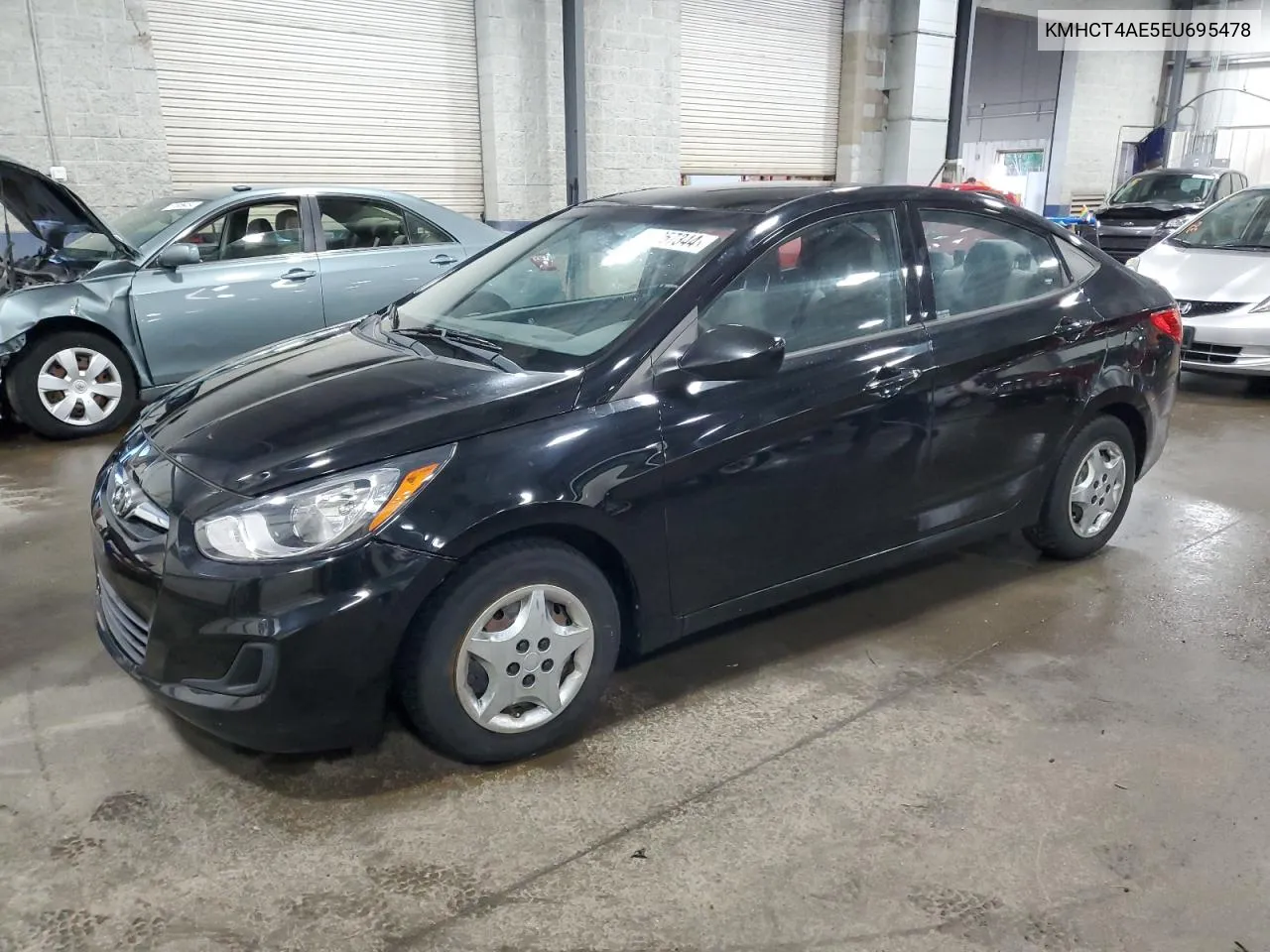 2014 Hyundai Accent Gls VIN: KMHCT4AE5EU695478 Lot: 61257344