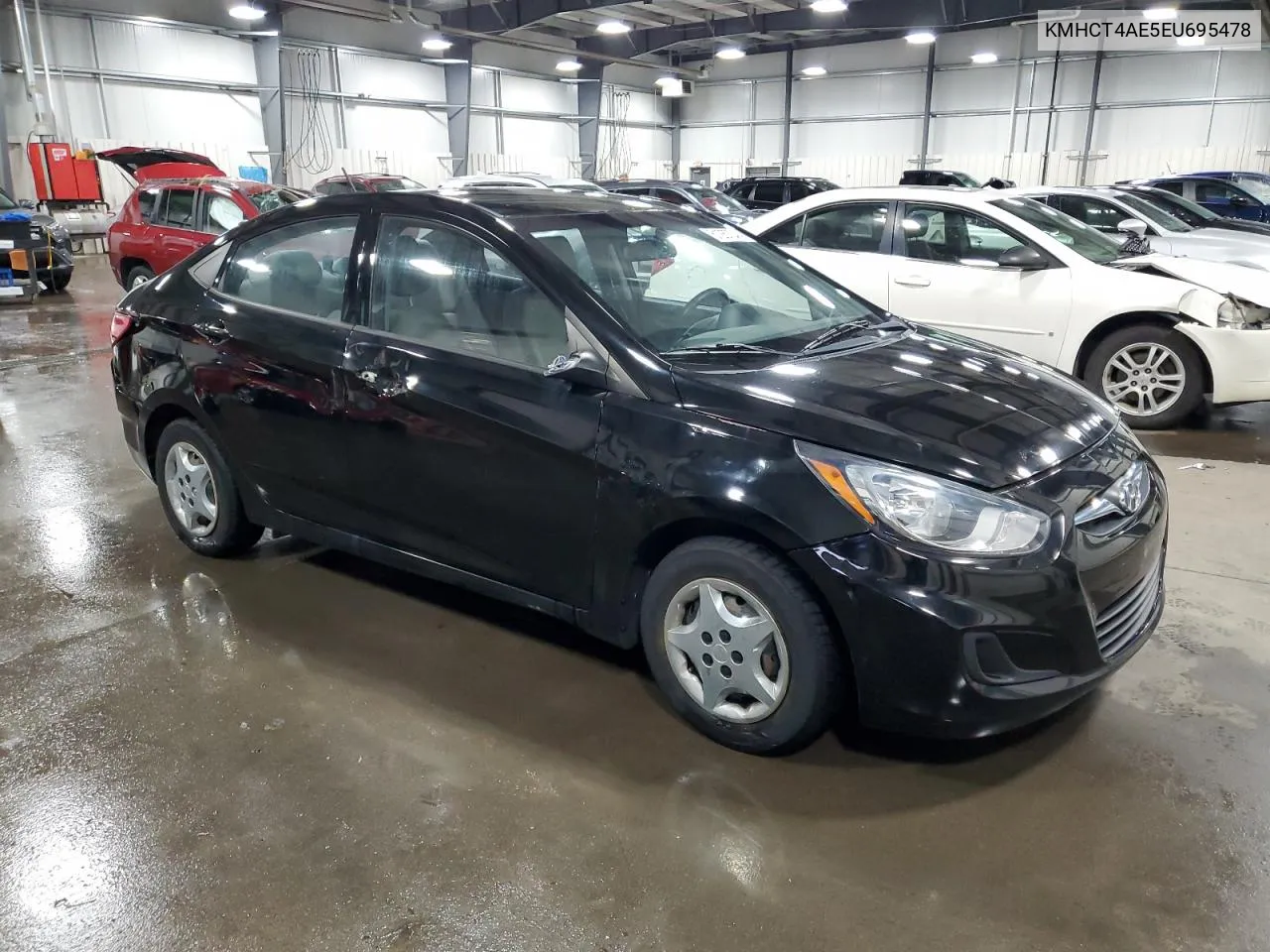 2014 Hyundai Accent Gls VIN: KMHCT4AE5EU695478 Lot: 61257344