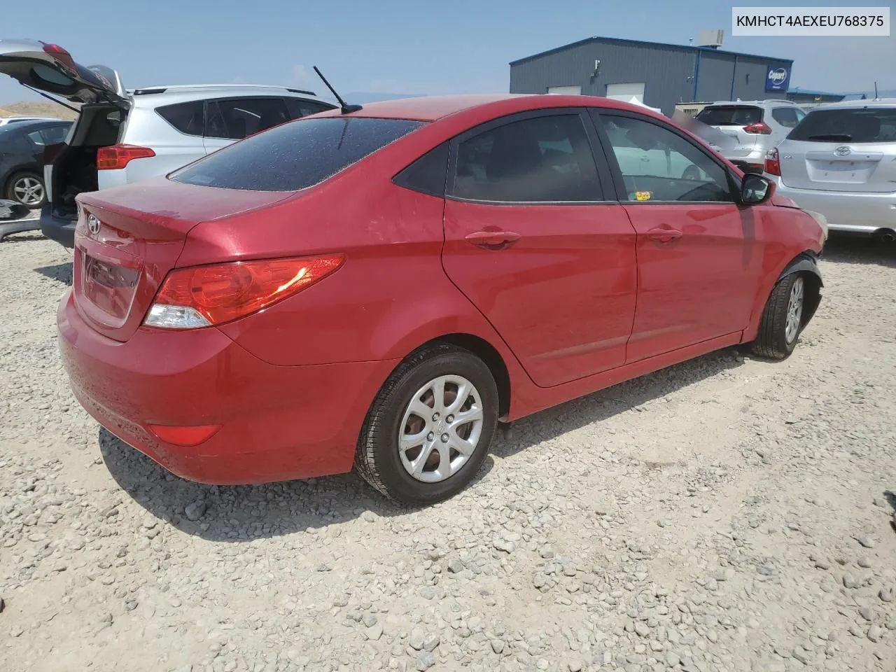 KMHCT4AEXEU768375 2014 Hyundai Accent Gls