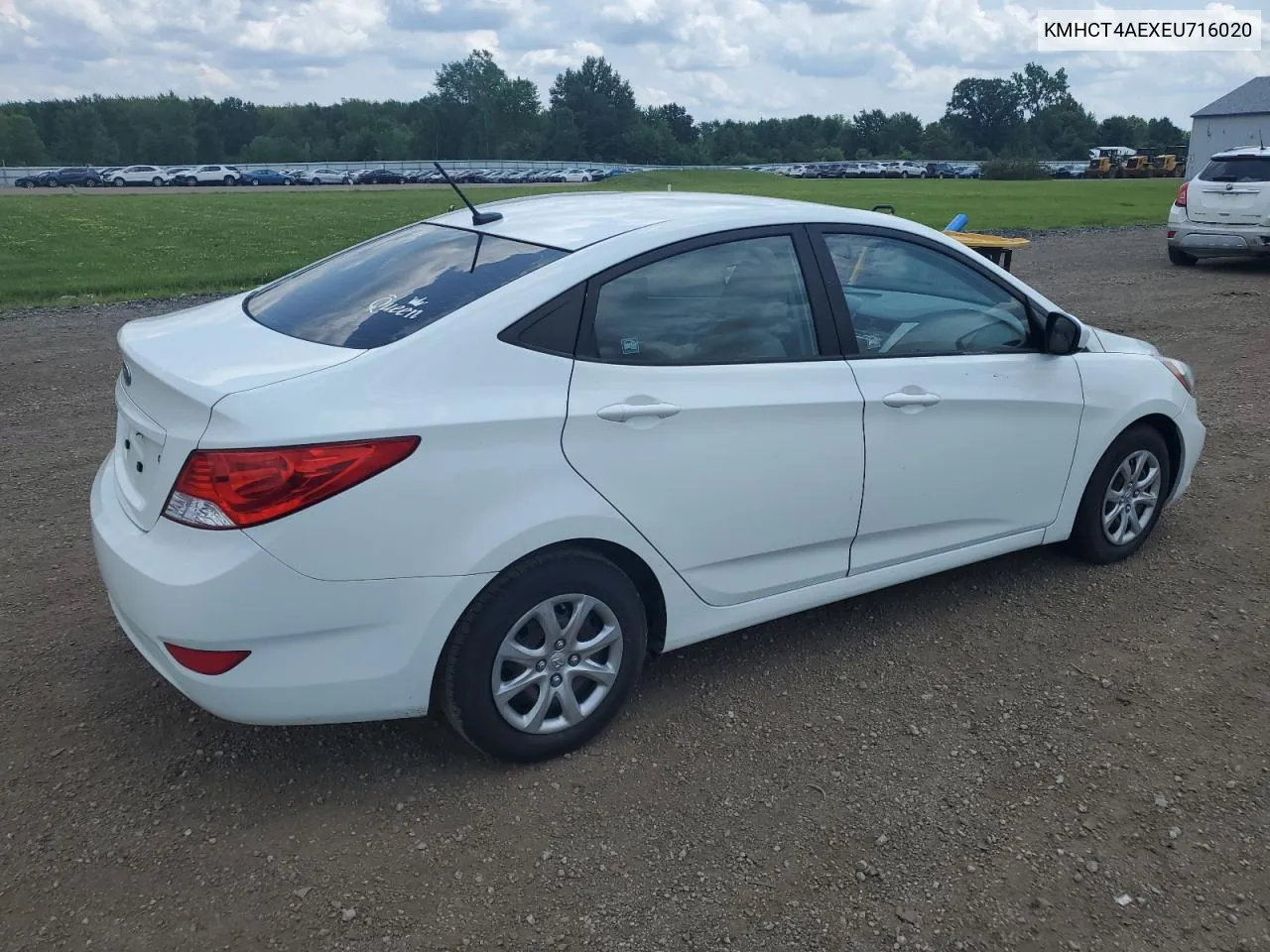 KMHCT4AEXEU716020 2014 Hyundai Accent Gls